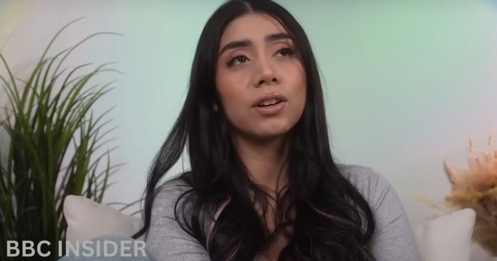 Violet Myers posing confidently as a model and social media influencer showcasing her lifestyle and success