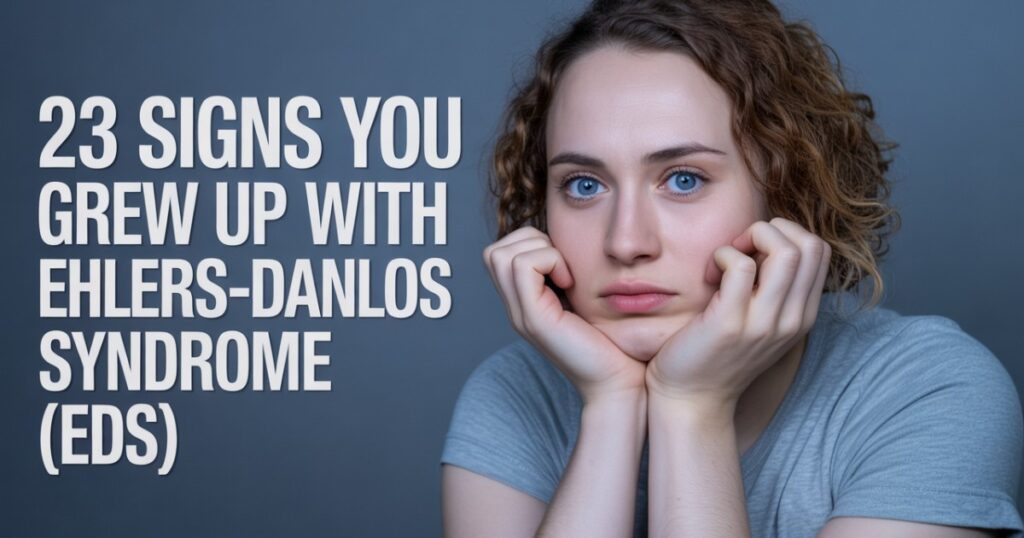 Child with hypermobile joints showing signs of Ehlers-Danlos Syndrome (EDS)