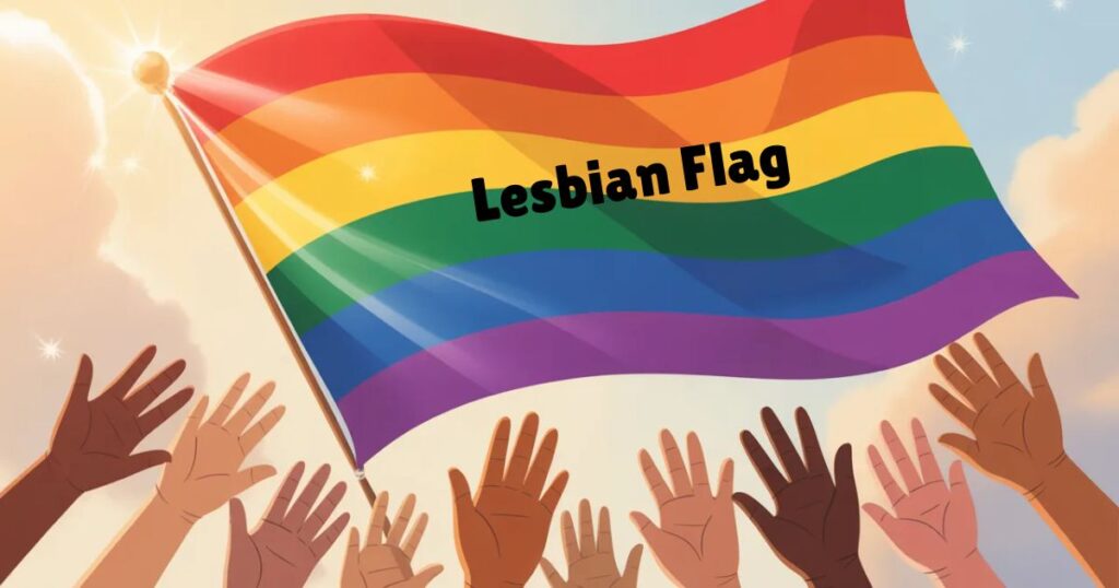 lesbian-flag lesbian flag