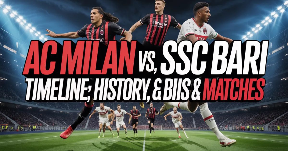 ac milan vs ssc bari timeline
