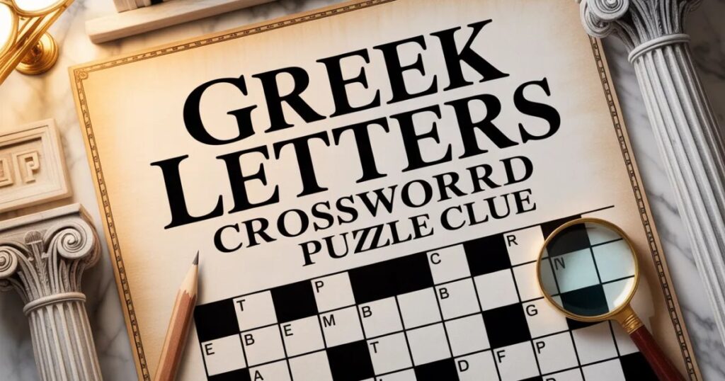 greek letters crossword puzzle clue