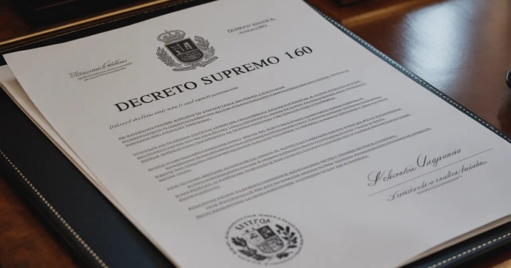 decreto supremo 160