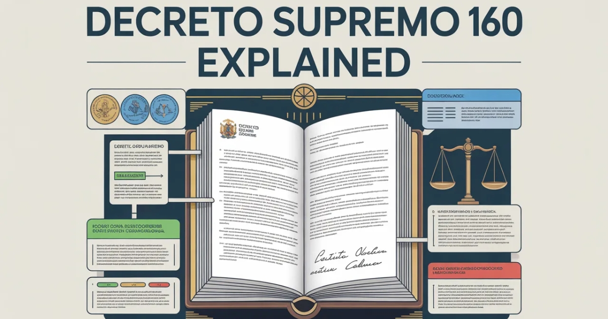 Decreto Supremo 160