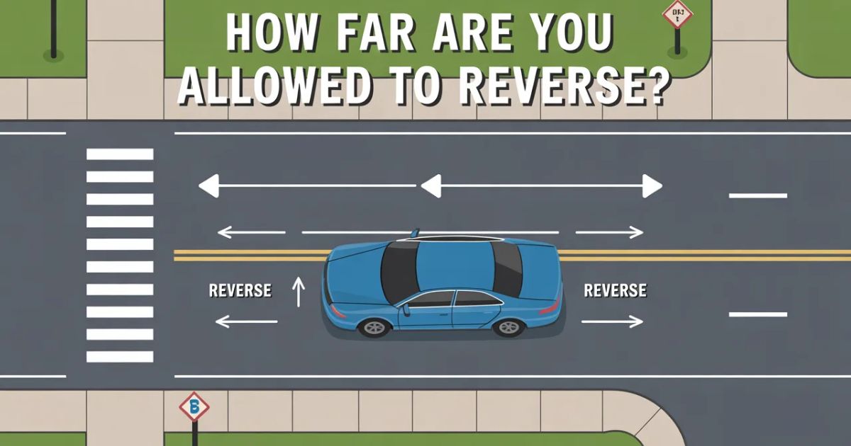 how far are you allowed to reverse