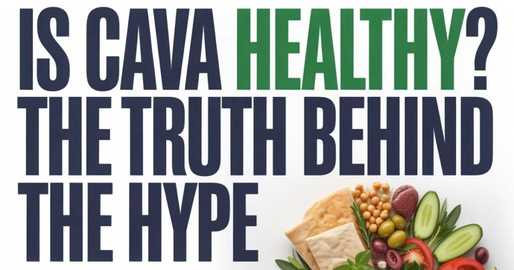 is cava healthy